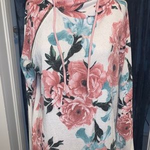 Floral hoodie